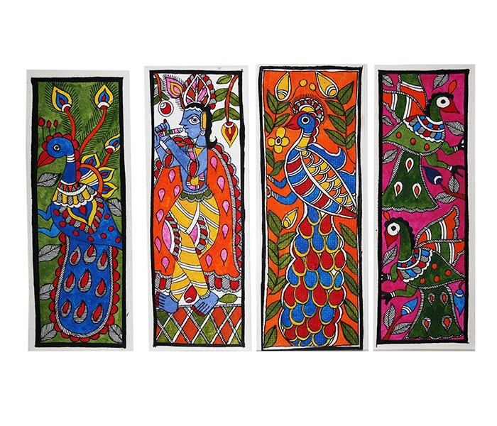 madhubani art bookmark